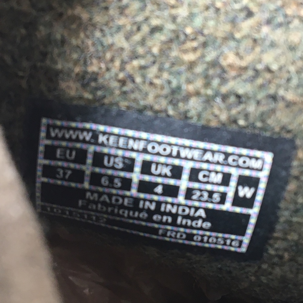 Keen leather wedge booties. Size 6.5. - Picture 7 of 7